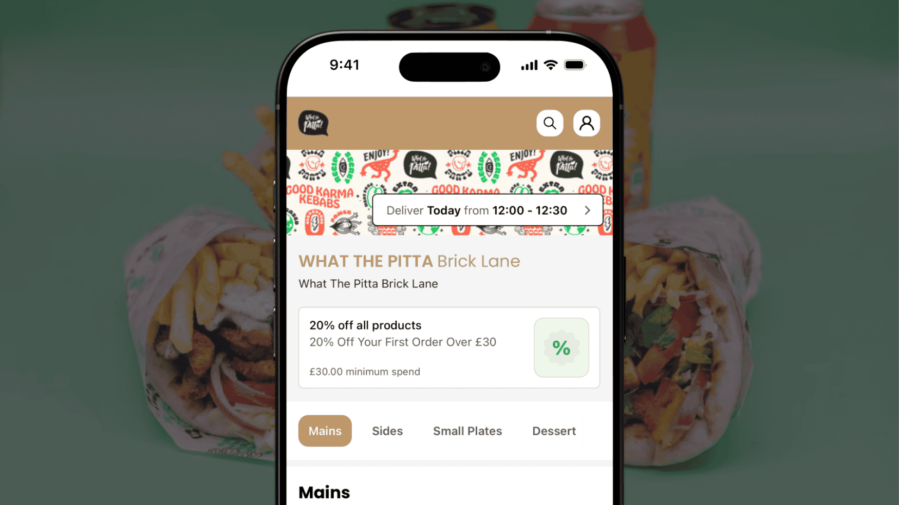 Prompts highlighting discounts on a Slerp-powered shop